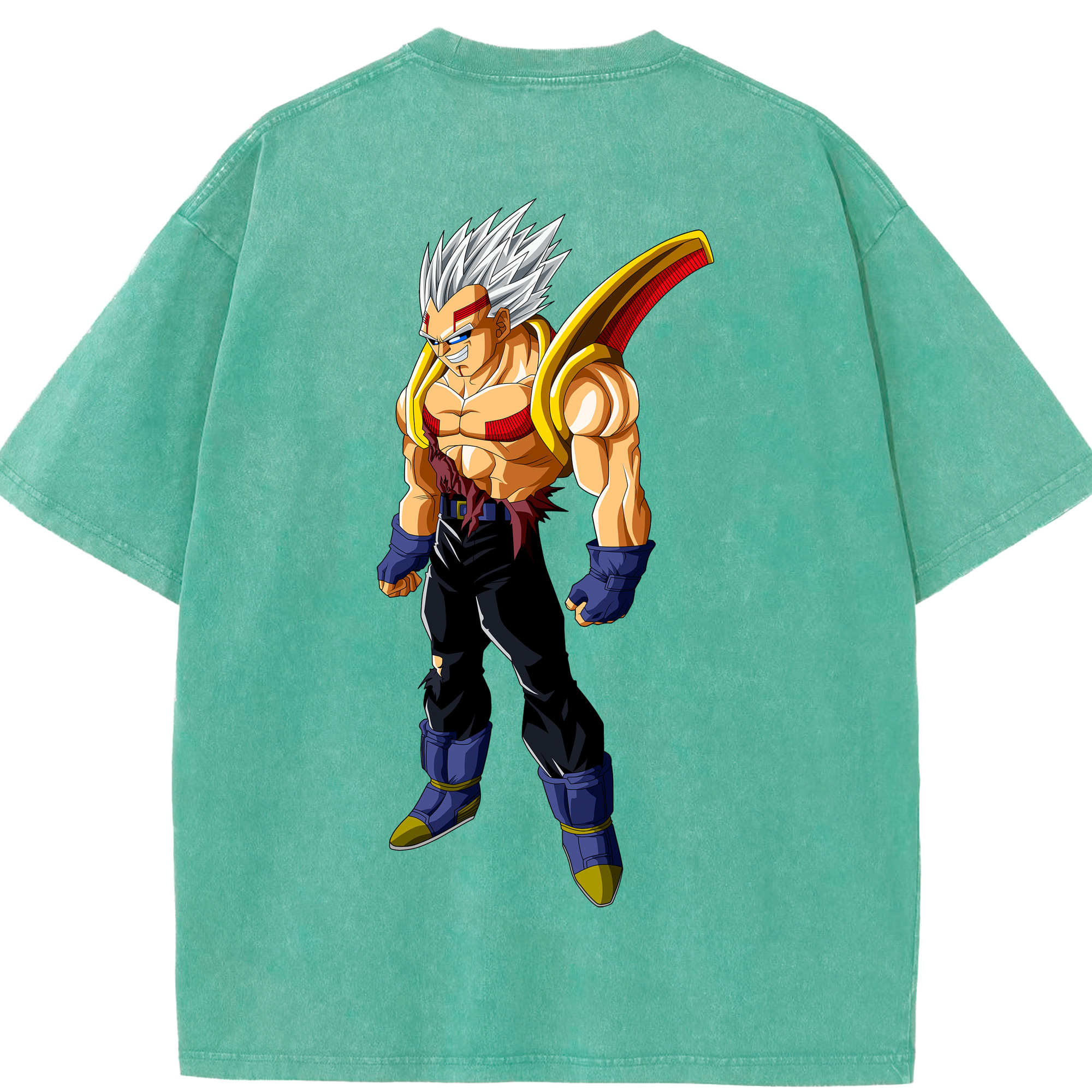 （画像用） ドラゴンボール DRAGON BALL 綿100% ヴィンテージ風 半袖Tシャツ（背面プリント）